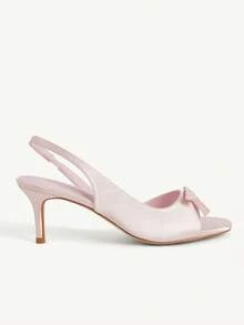 CUCCOO CHICEST Giày sandal cao gót thời trang dành cho nữ, thích hợp mang hàng ngày, giày cưới, giày mùa hè, giày cô dâu. - Hạt cát màu hồng - Xem 5
