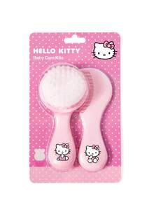HELLO KITTY AND FRIENDS | SHEIN 2 Pcs Soft  Blue Hair Brush And Comb Set Baby's Soft Spot Protected,Cute Cartoon - Multicolor - View 8