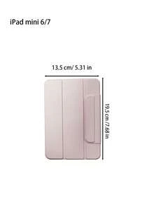 Kompatibel dengan Pelindung Tablet: Dudukan Magnetik Dua Sisi 11 Inci dengan Slot Pena dan Penyangga. - Berwarna merah muda - View 4
