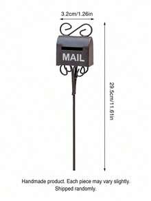 Haus Hana Courtyard Pigeon Flower Decoration, Japanese Style Iron Flower Garden Balcony Ornaments, Grocery Decoration Succulent Pot Flowerpot Metal Decoration Inserts, Multi Style Courtyard Decoration Inserts For Lighthouses, Outdoor Courtyard Label Stakes. - multicolor - View 11