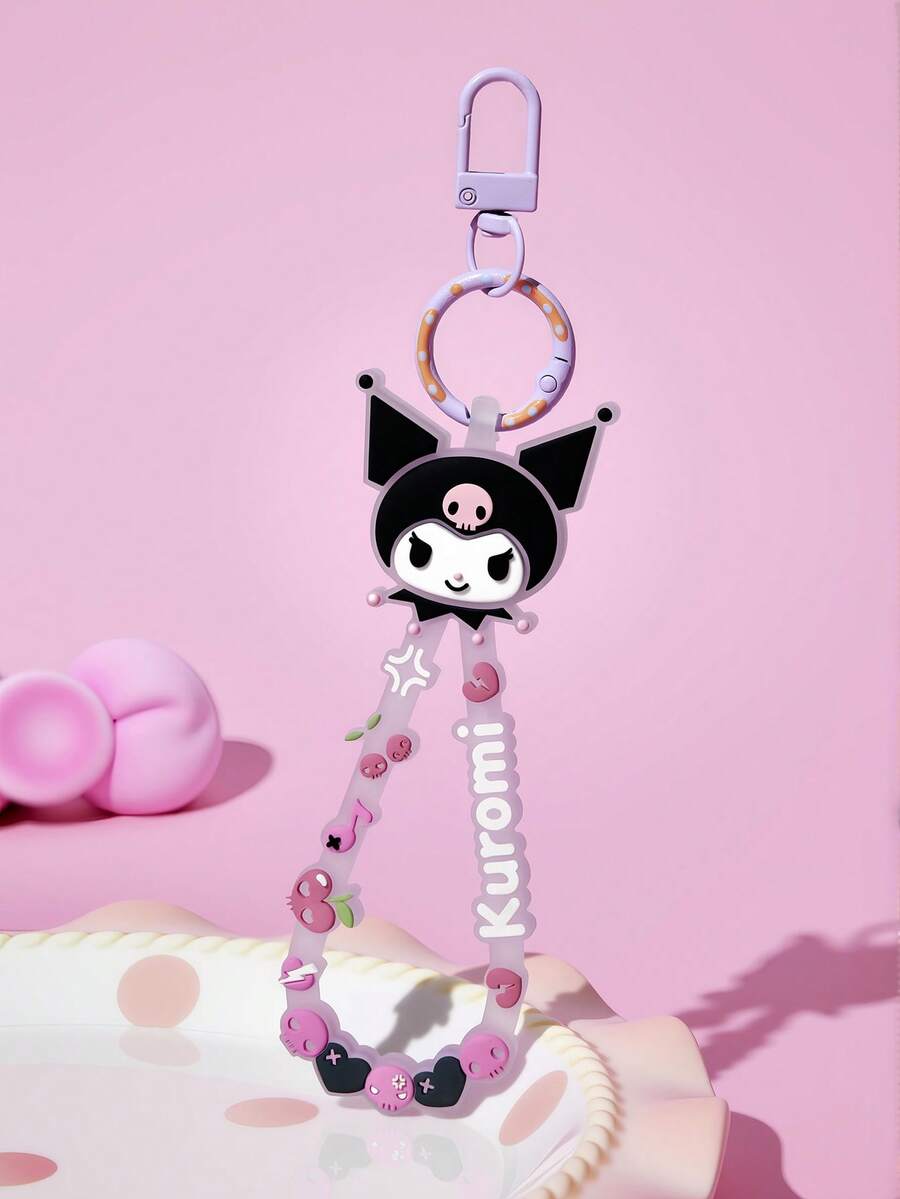 HELLO KITTY AND FRIENDS | SHEIN KT 系列 PVC 鑰匙圈 - 紫色 - 查看 1