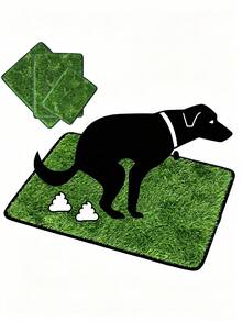 Ultimate Washable Dog Grass Mat - Reusable, Odor-Resistant, Pet Training Artificial Grass, With Anti-Slip Bottom Back. Easy-To-Clean Urine Pad, Suitable For Indoor/Outdoor Use. Grass Leaf Length: Approximately 2 Centimeters. - Multicolor - View 8
