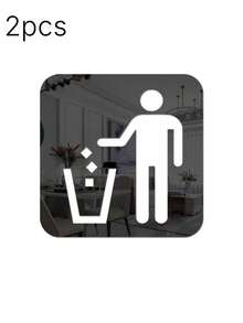 Child-Friendly Garbage Reminder Acrylic Wall Stickers. Simple Self-Adhesive Installation, Suitable For Kindergarten Classroom And Store Wall Decoration, Great For Preschool Early Education. - one size fits all - View 14