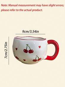 INS Heart-Shaped Mug | Multi-Purpose Cup, Suitable For Holding Coffee, Juice, Cold Drinks, And Milk, Perfect For Daily Use, Valentine's Day Gift, Holiday/Birthday Gift, Couple Pairing Cup - Multicolor - View 7