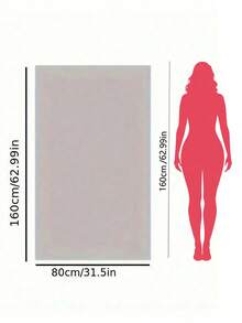 SHEIN An Enlarged And Thickened Four-Layer Cotton Gauze Large Bath Towel Is Soft And Absorbent For Four Seasons, And The Wool Can Not Be Dried Quickly. - Multicolor - View 3