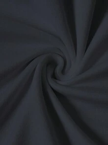 Daypath 中性款「NEW MOMENT THE PAST」黑白圖像拼貼設計圓領T恤，經典復古極簡圓領上衣 - 深灰色 - 查看 4