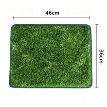 Ultimate Washable Dog Grass Mat - Reusable, Odor-Resistant, Pet Training Artificial Grass, With Anti-Slip Bottom Back. Easy-To-Clean Urine Pad, Suitable For Indoor/Outdoor Use. Grass Leaf Length: Approximately 2 Centimeters. - Multicolor - View 11