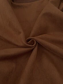 SHEIN LUNE 休閒女款秋冬飛行夾克 - 棕色 - 查看 7