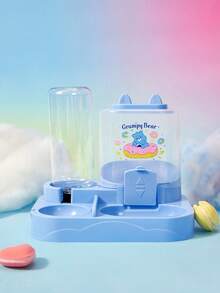 Care Bears X PETSIN 2-In-1 Plastic Dry Wet Separation Pet Feeder Water Dispenser Set, Easy To Clean, Durable, Spill Proof, Non Slip, Suitable For Multiple Pets Indoors And Outdoors, All Season Cats And Dogs, Daily Pet Feeding Stations, Hot Pet Supplies - one size fits all - View 8