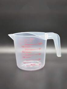 3pcs Transparent Plastic Baking Measuring Cups With Pvc Scale High Precision Graduated Markings Multifunctional Kitchen Tool 8.45oz 16.91oz 33.81oz For Home Baking Cooking Kitchen Daily Utensil Supplies - Multicolor - View 5