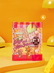 TOM & JERRY X Joivida 1 Pc Card Album Storage Book, Fun Cartoon Print, PVC Material, Easy Page Add Remove, Clear Protective Pockets, Memory Keeping Tickets, For Collectors, Versatile Storage Solution - A7 - View 12