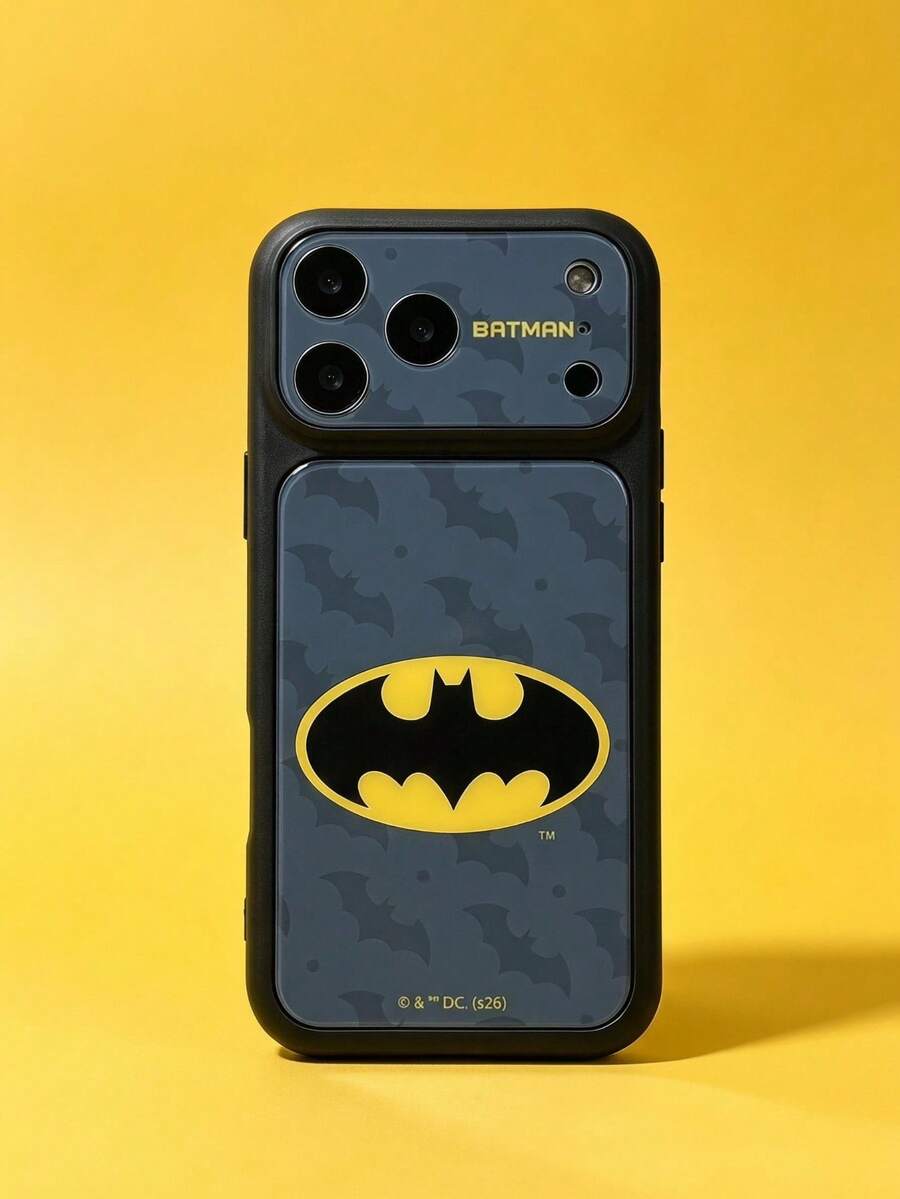 BATMAN X SHEIN 時尚高端印花圖案手機保護殼設計，完美適配 ，可愛時尚且精緻 - 彩色 - 查看 1