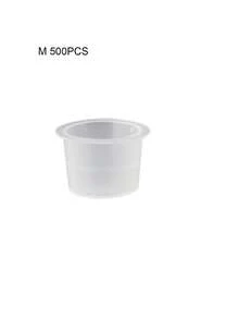 500/1000 Disposable S/M/L Tattoo Stickers (Excluding The Base), Ink Cups, Plastic Pigments, Transparent Stands, Container LIDS, And Permanent Tattoo Makeup Micro-Coating Consumables. - Clear - View 9