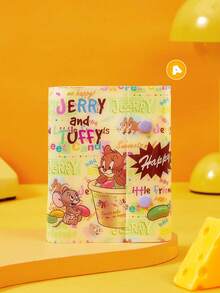 TOM & JERRY X Joivida 1 Pc Card Album Storage Book, Fun Cartoon Print, PVC Material, Easy Page Add Remove, Clear Protective Pockets, Memory Keeping Tickets, For Collectors, Versatile Storage Solution - A7 - View 13