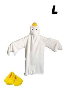 2Pcs Oversized Hooded Blanket Parka – Ultra Warm Down Alternative Wearable Blanket With Pockets, Soft Flannel Sherpa Lined Robe, Cozy Lounge Wear Gift Set With Slippers - Multicolor - View 24