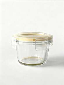 3pcs - Thickened Glass Food Storage Jars With Airtight Lids, Food Storage Jar Set - Perfect For Picnics, Food Preparation, Refrigerator Storage, Also Suitable For Food Storage, High-Temperature Microwave Ovens And Freezers, Mini, Portable, Cute And Durable Design. - Multicolor - View 12