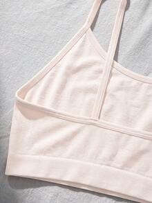 SHEIN 青少年女孩秋冬簡約舒適兒童學生成長期露背內衣 5件/組 - 彩色 - 查看 6