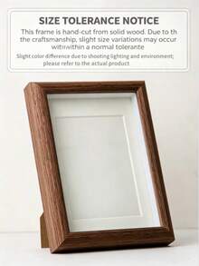 1 Desktop Photo Frame. Beautify Your Precious Memories With This Frame. Perfect For Desktop Display, An Ideal Gift For Friends, Wedding Anniversaries And Valentine's Day, A Lovely Couple Photo Frame - Coffee Brown - View 2