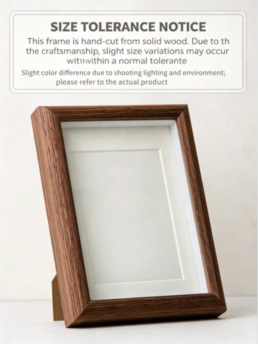 1 Desktop Photo Frame. Beautify Your Precious Memories With This Frame. Perfect For Desktop Display, An Ideal Gift For Friends, Wedding Anniversaries And Valentine's Day, A Lovely Couple Photo Frame - Coffee Brown - View 1
