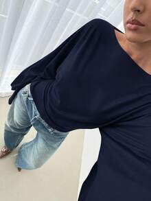 Women Sports Tees & Tanks - 海軍藍 - 查看 8