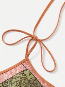 Swim Oasis 26SS 春夏度假風 魚骨波西米亞風 一件式泳衣附短褲 2件套 - 彩色 - 查看 9