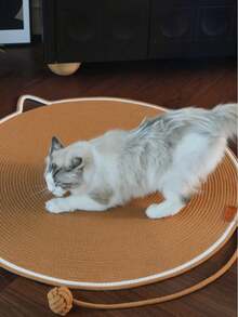1pc Extra-Large And Thickened Cat Scratching Mat, A 2-In-1 Cat Massage, Scratching, And Sleeping Mat Set With A Cat Toy Ball. Protects Furniture And Sofas; Scratch-Resistant, Wear-Resistant, Breathable, And Versatile For Rest - Multicolor - View 6