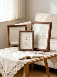 1 Desktop Photo Frame. Beautify Your Precious Memories With This Frame. Perfect For Desktop Display, An Ideal Gift For Friends, Wedding Anniversaries And Valentine's Day, A Lovely Couple Photo Frame - Coffee Brown - View 3