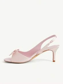 CUCCOO CHICEST Giày sandal cao gót thời trang dành cho nữ, thích hợp mang hàng ngày, giày cưới, giày mùa hè, giày cô dâu. - Hạt cát màu hồng - Xem 6