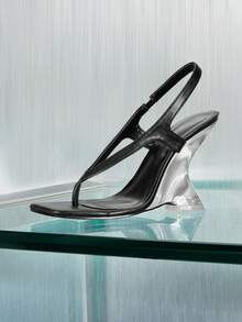 SHUZIA Women's Thick Sole Platform Sandals, Suitable For Daily Wear - Black - View 2