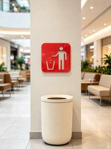 Child-Friendly Garbage Reminder Acrylic Wall Stickers. Simple Self-Adhesive Installation, Suitable For Kindergarten Classroom And Store Wall Decoration, Great For Preschool Early Education. - one size fits all - View 2