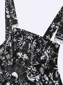 Linhara CURVE Plus Size Woven Elegant Business Casual Autumn Autumn Dress - Black - View 6