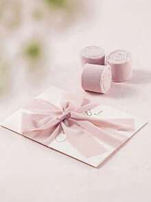 4 Rolls Handmade Torn Edge Chiffon Ribbon – 5m Fabric Ribbon For Wedding Bouquets, Gift Wrapping, DIY Crafts, Rustic Wedding Invitations, Bows, Wreaths, Christmas Decor, Home Decor, Party Supplies, Versatile Craft Ribbon - One Volume - View 7