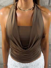 Women Sports Tees & Tanks - 黑色 - 查看 2