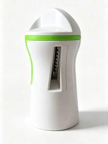 Green Vegetable Slicer, Spiral Shredder, Quick Chopper, Featuring 2 Shredding Designs, Comes With A Cleaning Brush, Suitable For Vegetarian Substitutes, And Ideal For Carrots, Cucumbers, And Zucchini - Green - View 2