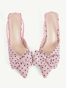 Lotus root pink polka dot
