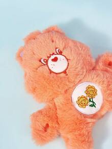 Care Bears X PETSIN لعبة كلب على شكل دب على شكل قلب برتقالي مع صوت BB مدمج للعب التفاعلي وطحن الأسنان والتنظيف - دب الحب البرتقالي - مشاهدة 5