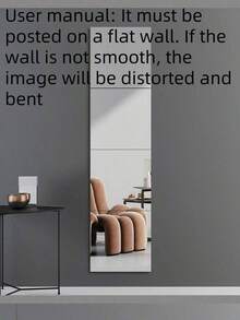1 Set Modern Minimalist Acrylic Wall Stickers, Multiple Sizes Available, Self-Adhesive, Easy Installation. Please Confirm The Mirror Wall Sticker Size Meets Your Requirements Before Placing The Order - Multicolor - View 8