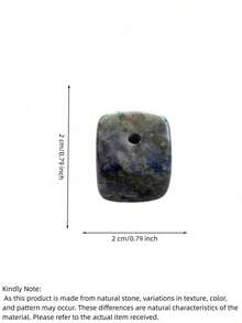 Haus Hana 1pc Compact Natural Crystal Agate Stone Square Incense Holder, Polished Cube Incense Stick Base, Simple Aesthetic Aromatherapy Ornament For Meditation, Yoga, Bedroom, Office, Home Decor Gift - multicolor - View 15