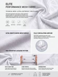 Powerista Women's Summer Gym And Workout Athletic Solid White Color Back Broken Breathable Sports Tank Top– With Texture Fabric - White - View 5