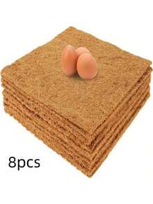 6/8pcs Mats, Artificial Grass Pads, Washable And Durable, Suitable For Indoor And Outdoor Use, Fit For Chickens And Pets, Compatible With Most Chicken Coops And Egg Boxes, Pet Supplies, Gardening - Multicolor - View 9