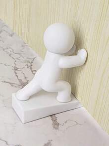 1Piece Cute Door Stopper Flexible Wedge Non Slip Base Wall Floor Protector Home Entryway Decorative Stop High Quality Trending Now - one-size - View 4