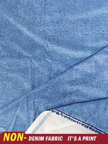 Manfinity Dauomo Atasan Tanpa Lengan Kasual Musim Panas, Tank Top Pria yang Bernapas, Desain Pola Efek Denim, Elegan, Pakaian Sehari-hari, Luar Ruangan, Olahraga - MultiWarna - View 6