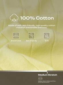 Calmiston Men's Solid Color Casual Versatile Daily Wear Knit Top - Yellow - View 6