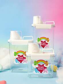 Care Bears X PETSIN 1 buah Ember Penyimpanan Hewan Peliharaan Portabel Ringan dengan Gelas Ukur, Tertutup Rapat, Terbuat dari PVC, Tahan Lembap, Tahan Debu, Tahan Serangga, Tahan Gores, untuk Kucing dan Anjing, untuk Penggunaan Dalam dan Luar Ruangan Sepanjang Musim - satu ukuran cocok untuk semua - View 2