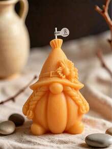 Muroi Mono Autumn Limited Edition Pumpkin Goblin Aromatherapy Candle, Vintage Atmosphere Tabletop Decorative Ornament, Fried Dough Twists Braids, 2 Designs Of Holding Pumpkins, Suitable For Thanksgiving And Autumn Harvest Festivals As Gifts - Pumpkin Genie - View 5