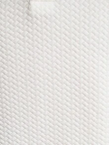 Manfinity Homme 男士純色紋理鈕扣半開襟短袖 Polo 衫 - 白色 - 查看 6