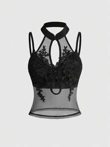ROMWE 2PCS Women Tank Tops & Camis - Black - View 1