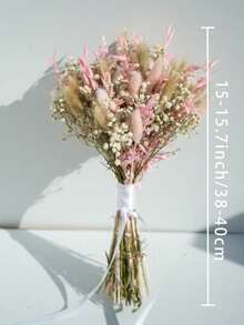 1 Bouquet Mixed Fake Flowers Including Baby's Breath, Eucalyptus ...