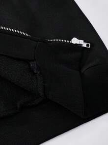 SHEIN 青少年男孩連帽街頭風 Y2K 字母印花萬聖節運動衫 - 彩色 - 查看 8