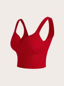 SHEIN Velisys 女款素色日常健身運動內衣 - 彩色 - 查看 7